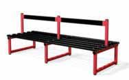bench 969.57 VRD/BN/RL/DS/20 Double sided with polymer slats and anti-theft hangers Double sided low seat 601.