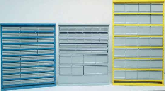 Steel Drawer Cabinets STORAGE DESIGN LIMITED System D Drawer Cabinets High Density small parts