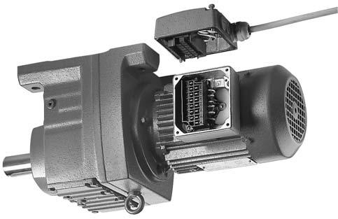 Project planning, technical data for plug connectors IS integrated plug connector 5 Figure 8: AC gearmotor with IS integrated plug connector AC (brake) motors in series DR can be supplied on request