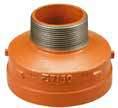 178 VSH Shurjoint Grooved Fittings 7150M Reducing socket (groove x male thread) d1 d2 z2 z1 l1 l2 Dimension Article No. l1/l2/z1 z2 Painted orange Galvanized 48.