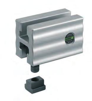 An ideal addition to the MQ-Series clamps increased clamping heights Material: Aluminium alloy Extension Blocks B 50 (complete) Holding Force: Up to 60 kn L B a2 Short style H d a L1 a T-Slots Tapped