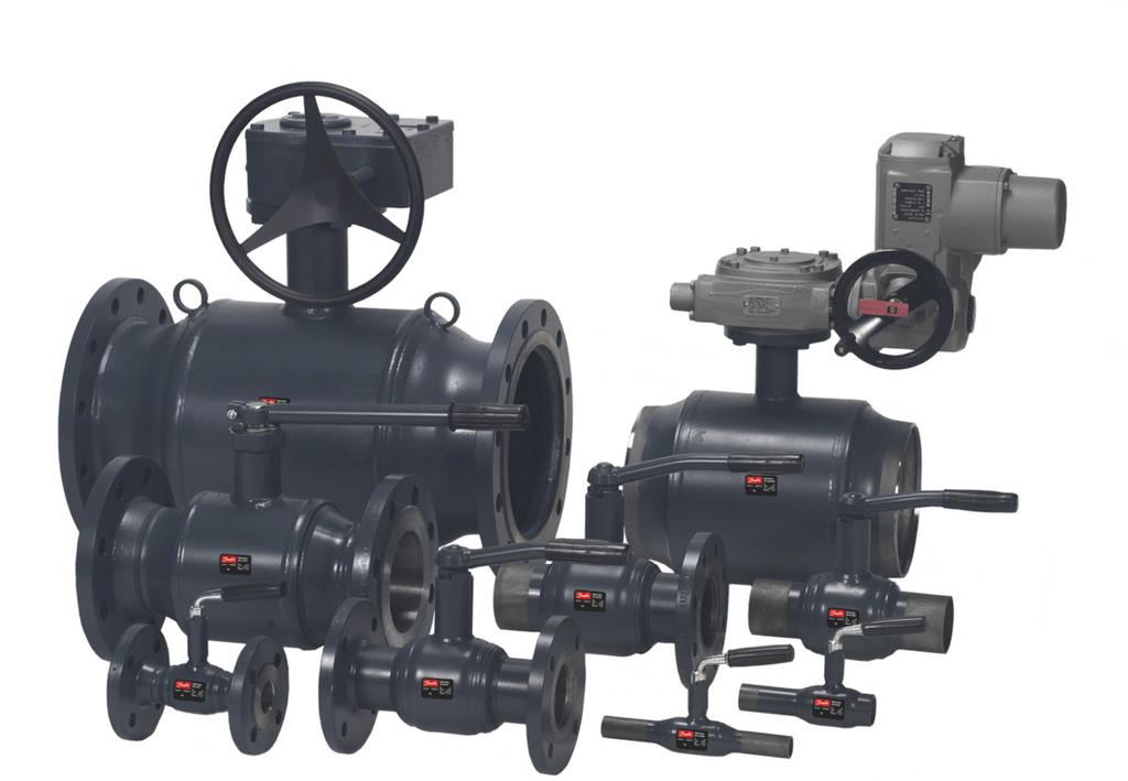 Ball Valves Description Danfoss JIP ball valves are shut off valves developed for District Heating and District Cooling networks, with circulating medium.