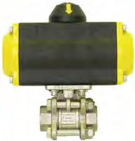Actuation Selection Chart For ISO Direct mount Ball Valves Only (B03, B05/5S/5TC/5T0, B07L/T & ZF SS Only)* * Actuator sized for