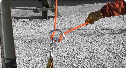 Barry D.E.W. Line TM Dielectric Rescue Rope High angle rescue rope for evacuation of workers in energized fields on high voltage systems (AC or DC).