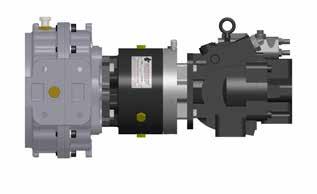 flange adapters, the remotely mounted PTO clutch input interfaces with a standard Spicer-type flange on a sliding joint cardon