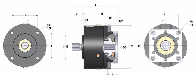 SAE PTO 1000 Specifications SEE CHART FOR INPUT SHAFT OPTIONS SEE CHART FOR PUMP SHAFT OPTIONS Mounting dimensions conforming to SAE J744 DIMENSIONAL DATA* DIMENSIONS IN INCHES 12.11 9.19 10.75 3.