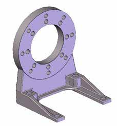 SAE Series PTO / SPF Series PTO Foot Support Bracket Technical Specifications CLUTCH SIDE DEPICTS P/N 076-0451 PUMP SIDE DEPICTS P/N 076-0434 Engine Front Mount