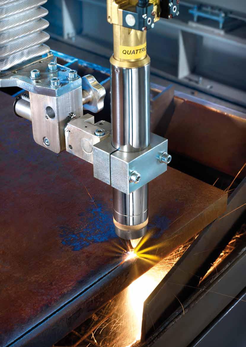 dimensional accuracy Low energy, labour and machine costs There is no better alternative for thick materials!