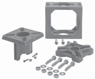 Mini-Mount Combo Actuation Mounting Kits Separate, complete actuation mounting kit specially designed for True Union 2000 Industrial Ball and for True Union 2000 Standard Ball.