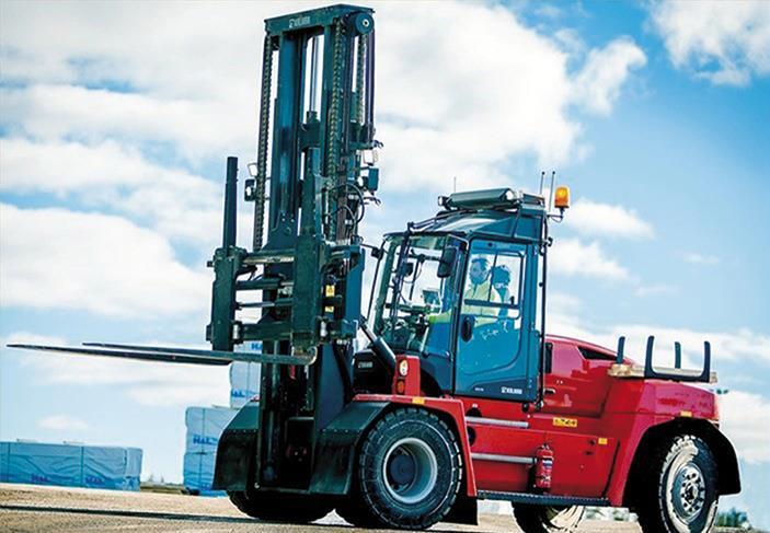 Example announced forklift