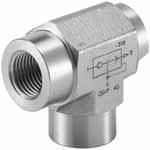 Quick exhaust valve TRG001 Quick exhaust valve or direct mounting at consumer Short way to exhaust ast cylinder movement Quick exhaust-valve that shortens the exhaust time for pneumatic linear and