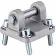 asteners for cylinder TU001 Numerous installation parts Simple installation astener elements for cylinder ISO 15552, Ø 32 to 125 mm Head and floor flange fastener emale hinge Male hinge Counter