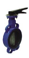 Range of Butterfly Valves - Manual And Pneumatic Operated On/Off Valves - For higher flow applications Type ST2670-MV-Wafer Lever or Gear Operated Type ST2670-AV-Wafer Pneumatic Operated Type