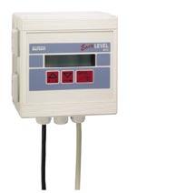 Type 8175 Ultrasonic Level Transmitter Non-contact level transmitter with built-in display. Sensor emits an ultrasonic wave to be reflected by medium surface.