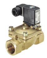 13 m 3 /h Port connection : M5, BSP, NPT, PT 1/8 or subbase for manifold mounting : Brass or stainless steel : FPM Media temperature : -10 to +100ºC : 0 up to 21 bar (60%ED for block assembly)