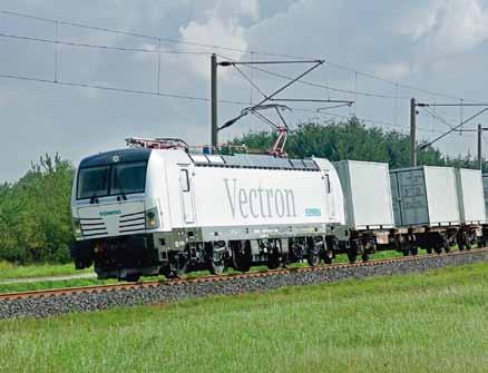 High-performance locomotives Vectron, the modern locomotive platform for transporting freight and passengers, is particularly impressive in terms of environmental compatibility: it reduces pollution
