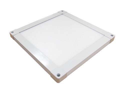 PANEL LIGHT PL 12 SERIES Cabins, Passageways, Galleys, Cafeterias Marine grade aluminium, comes with high-efficiency light guide 2.