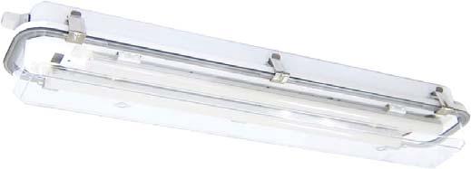 lighting to operate at ambient temperature of up to 45ºC - Special designed clear polycarbonate diffuser to optimize the LED light transmission - Long service life of 5,