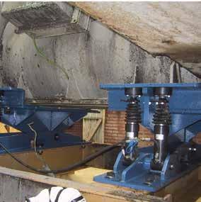 Forest / chemical industry, Sweden. Blower. Gemex 250-280H belt tensioning system. 3. Paper mill, Sweden.