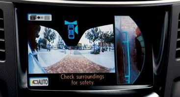 WIDE-VIEW FRONT AND SIDE MONITOR Helpig to provide ehaced visibility, the LX features a available Wide-view Frot ad Side Moitor.