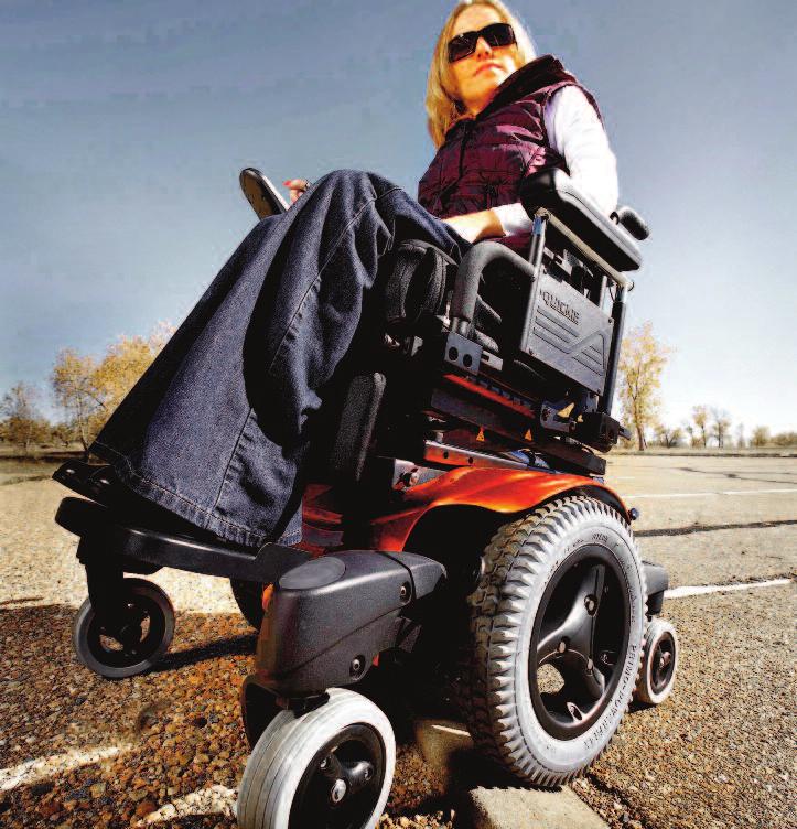 POWER You want cutting-edge wheelchair technology to