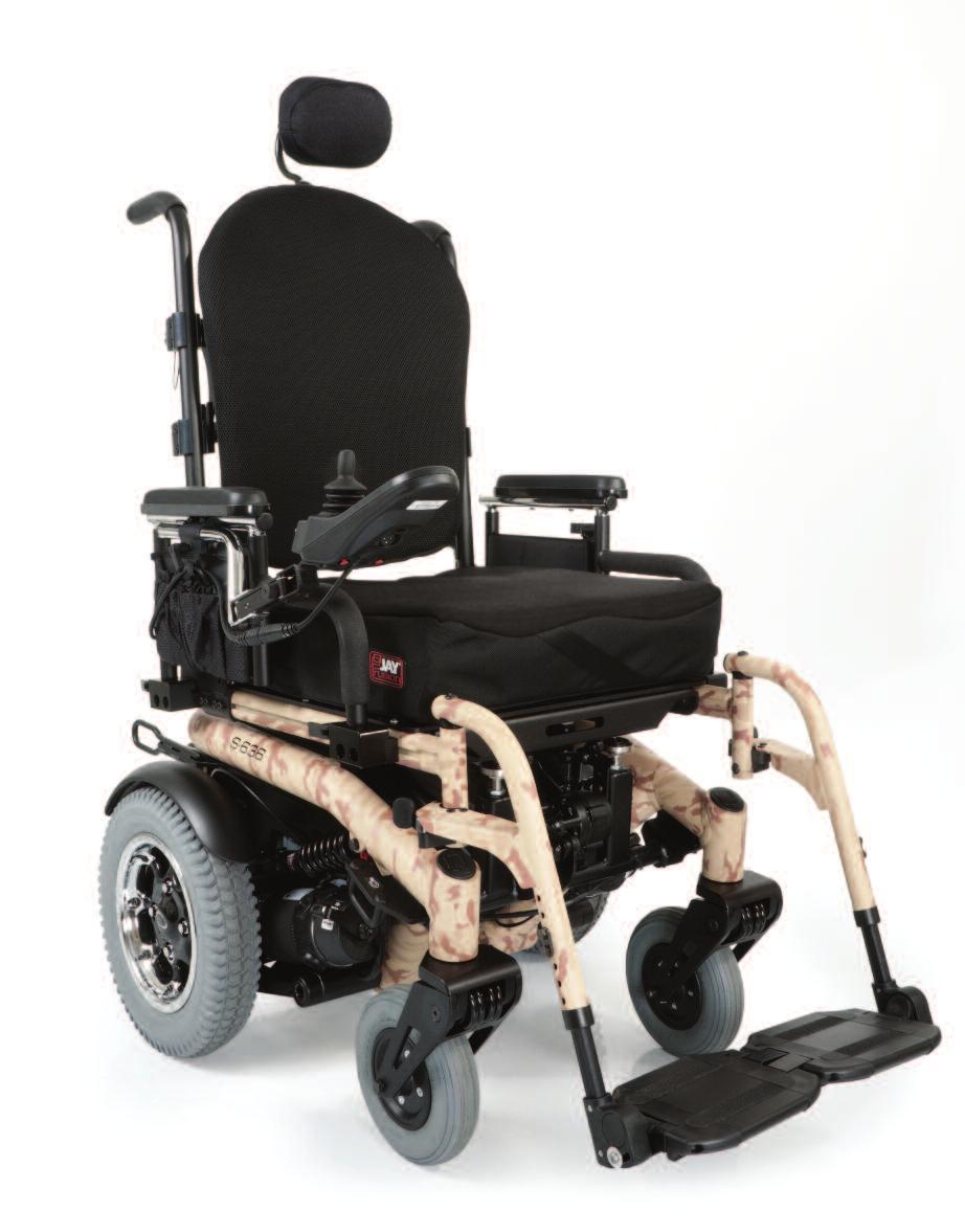 QUICKIE S-6 SERIES Group 3 POWERFUL PERFORMANCE WITH VERSATILE SEATING AND POSITIONING OPTIONS HYBRID POWER BASE WITH DYNAMIC