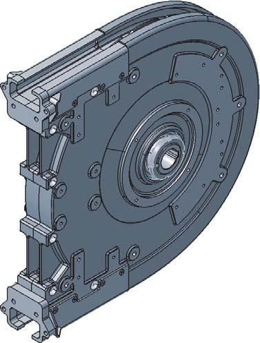 32 64,5 97 69,75 4 x ø10h7 ø190h7 148,5 80 560,5 615 ø 45H7 Returns/drives Return pulley The return pulley has a sprocket and can also be used as a drive component (direct