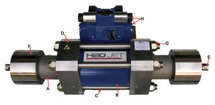 1.5 PM 60k Intensifier Parts Legend - High Pressure ylinder 1.5 PM 100001-3 - Hydraulic ylinder 94K/1.