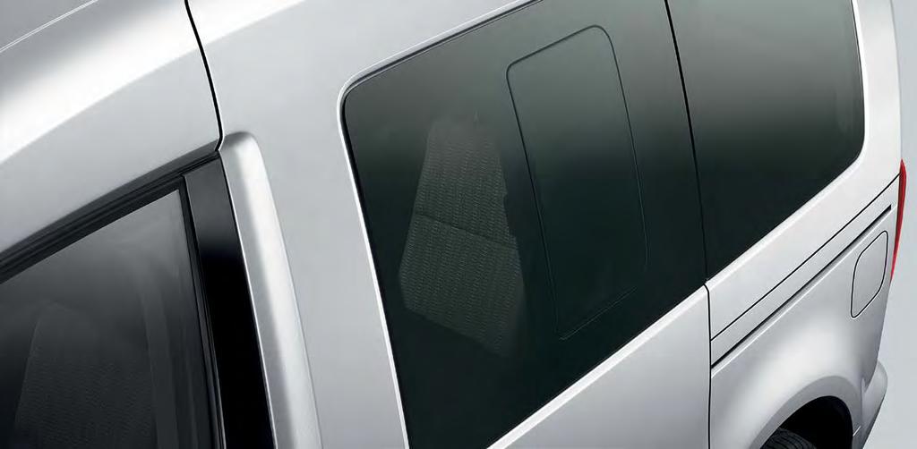 Exterior. 01/03 01 Privacy glass. Tinted side and rear windows are available for the passenger compartment.