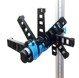 5) Cable Bundle Swivel Kit Cable Bundle Swivel Kit can be used anywhere on the central track or Accessory Rod Assembly, as well as multiple points on the Rotating Management Finger.