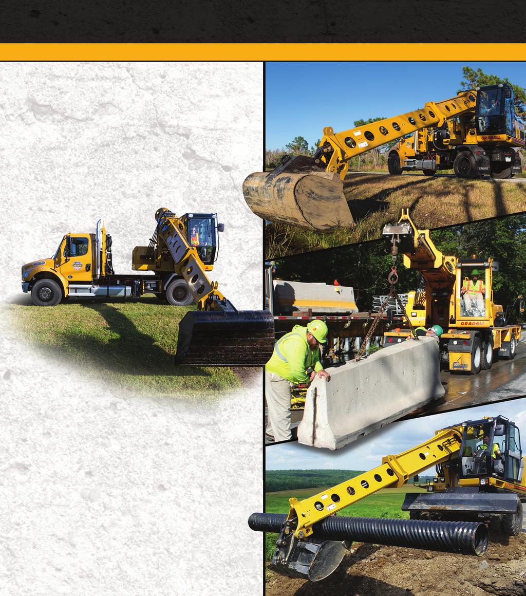 Discovery Series excavators by Gradall are the cost-effective solution for governments and contractors who need to get to jobs faster complete many different jobs with fewer men and machines while