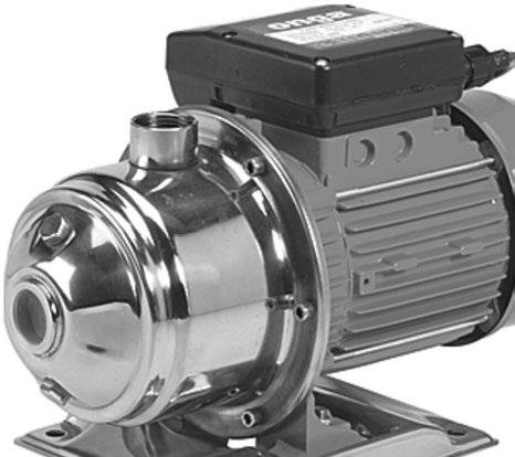 OWNER`S MANUAL SMH RANGE HORIZONTAL MULTISTAGE CENTRIFUGAL PUMPS SMH35 SMH45 SMH55 SMH75 SMH90 We recommend, for additional protection, the pump to be supplied from socket outlet protected by a