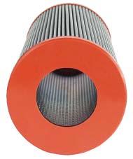 The filters prevent the penetration of contamination form the ambient air in the hydraulic fl uid.