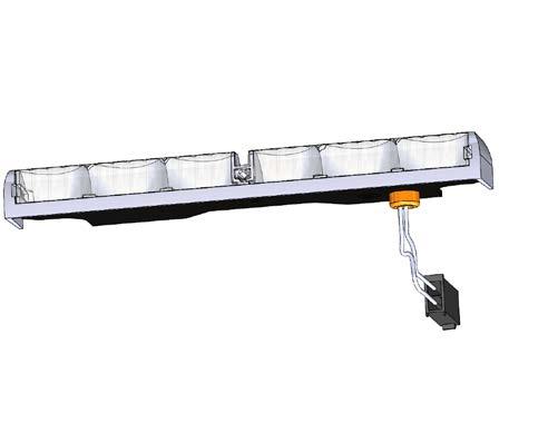 Upper Deck Modules Designed for an uncompromised warning signal, the upper level LED modules combine maximum emitting surface area with a very high output LED optical system to produce an effective