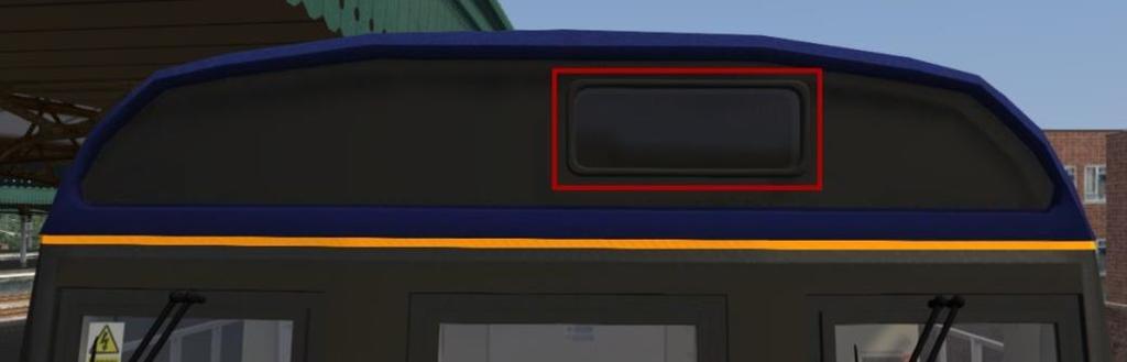 Manual destination blind Where your class 142 has a manual destination blind fitted, you can change it by scrolling down with F7 or scrolling up with F8.
