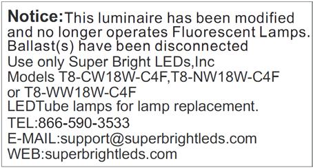 B1 Retrofit luminaire with magnetic ballast 1.) Choose the wiring method that best suits the fixture 2.) Remove diffuser (if applicable) and fluorescent lamp.