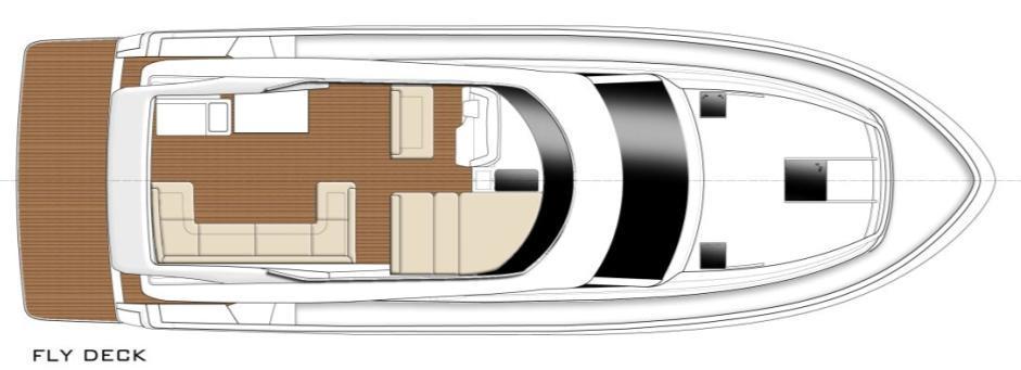 Flybridge Flybridge / Layout Comfortable Passage to the Cockpit Driver Seat for two