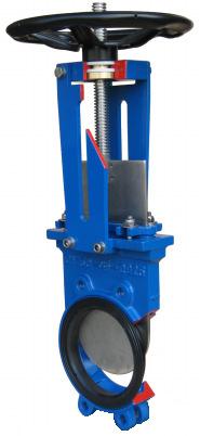 UNI-DIRECTIONAL KNIFE GATE VALVE The MU-CYL model knife gate is a Uni-directional valve, equipped with automatic or manual driver, that by its loose elastomeric clamping ring design (tight version)