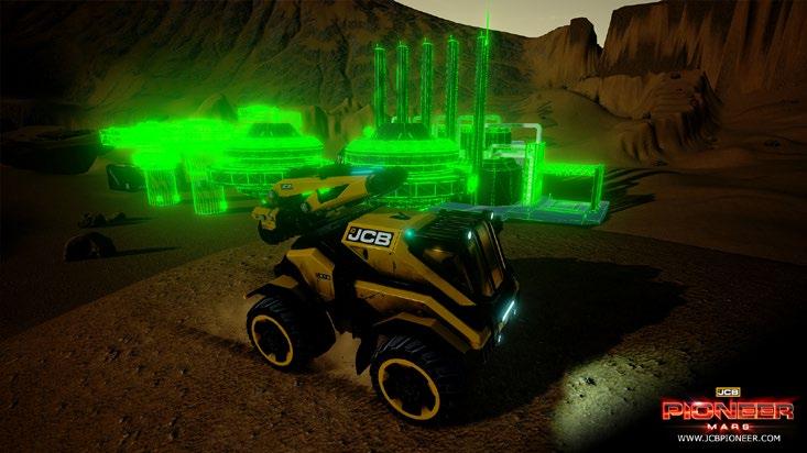 JCB Pioneer: Mars brings the harsh reality of the Red Planet to life with detailed high definition graphics, vehicle physics and weather effects
