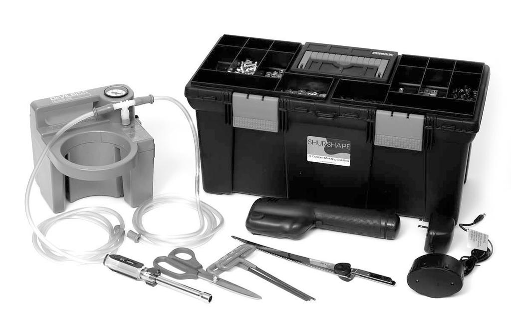 Accessory Kits ShurShape s Accessory Kits are a great way to ensure a quality mold. The ShurShape Starter Kit is a required purchase to become a ShurShape Dealer.