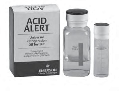 Universal Acid Test Kit Expansion EX and The Universal Acid Alert Test Kit provides a reliable indication as to the acid level of the refrigeration oil.