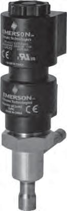 EX3 Electronic Expansion Valve Expansion EX and Solenoid The Emerson EX3 is an electronically controlled expansion device that provides precise control of refrigerant fl ow and system superheat.