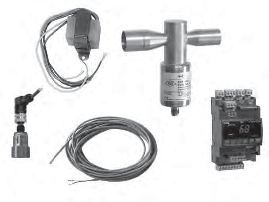 XEV Kit The Emerson XEV kit includes a combination of commonly needed components for fi eld installation of an energy effi cient, electronic expansion valve solution.