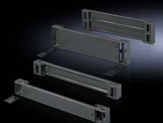 System accessories TS base/plinth Base/plinth components front and rear Sheet steel for TS, SE, CM, TP, PC, IW, TE Base/plinth component consisting one trim panel and two pre-configured corner pieces.