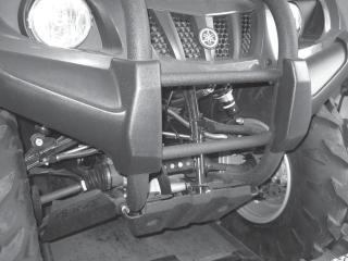 If this unit has an OEM winch mounting system then the contactor mounting bracket will be mounted up front and will need to be removed. Figure 1 2. If the contactor is being mounted up front.