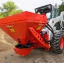 easily attaches to skid steers and mini skids.