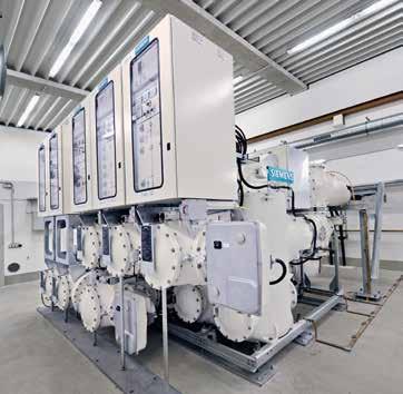 Siemens control and protection devices fully comply with IEC 61850. A local control cubicle integrated in the GIS bay reduces space requirements and commissioning time.