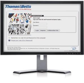 Ordering information Switchgear configurator A Thomas & Betts launched a switchgear configurator for modular designs to better service customers, while maintaining desired flexibility and cost