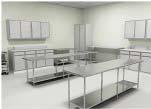 Excellent for areas such as labs or pharmacies where ultra cleanliness is required Available with a 4 by 6 header Trackless configuration Available with explosion proof operator Clear openings widths