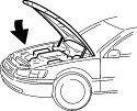 (q) After the light is off for 1 second, the LED should light up again and stay on until the key is removed from ignition. (Fig.